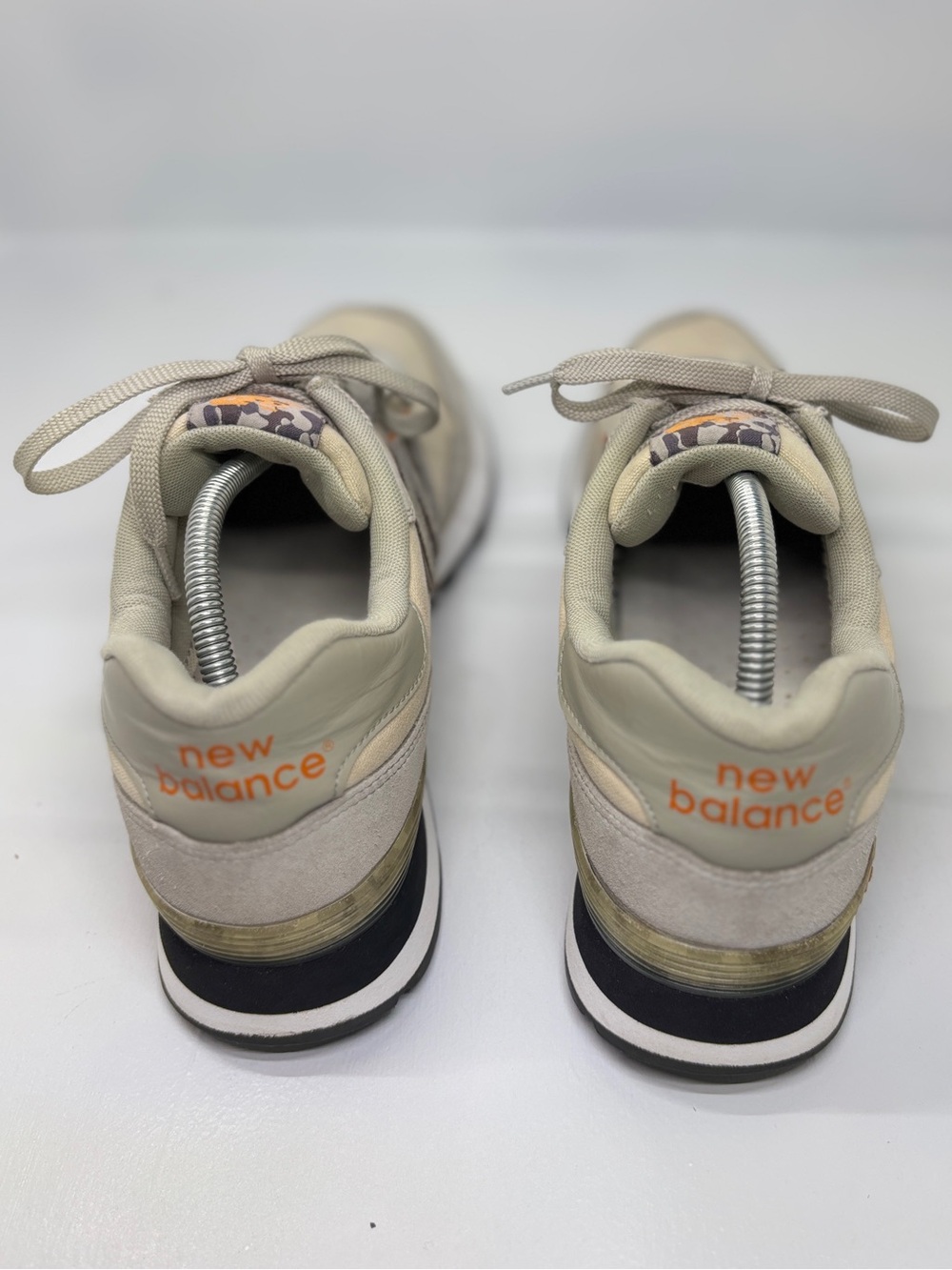 New Balance 515 Retro ML515OBM Men’s Size 12 Gray Beige Suede Mesh Sneakers - Picture 11 of 15